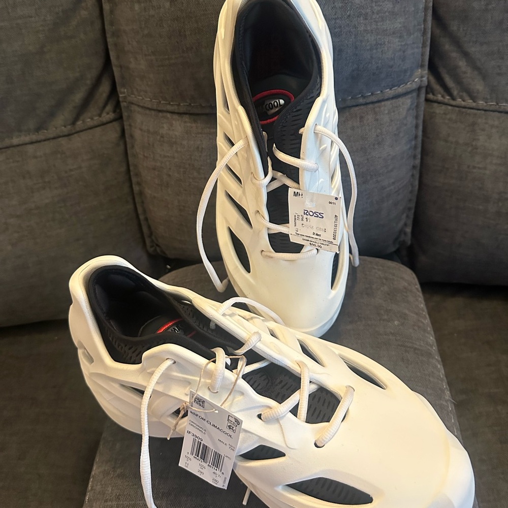 Adidas White and Black Athletic Shoes
